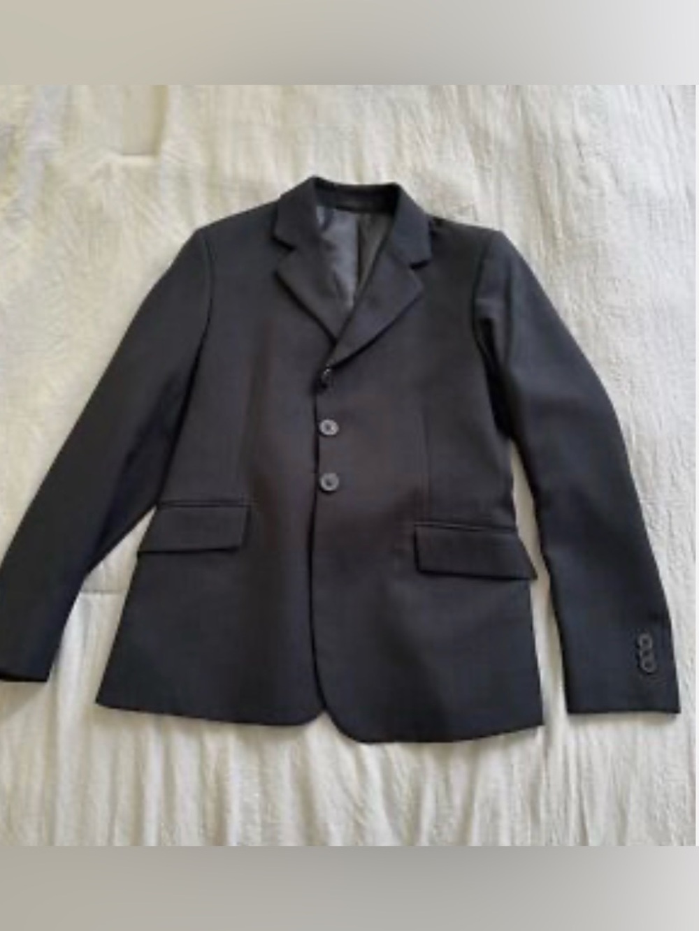 RJ Classic Equestrian Riding Jacket Black size 16R